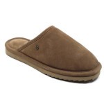 Warmbat slipper Taupe suède Gibson